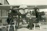 Stumholmen 1931 vid flyghangaren