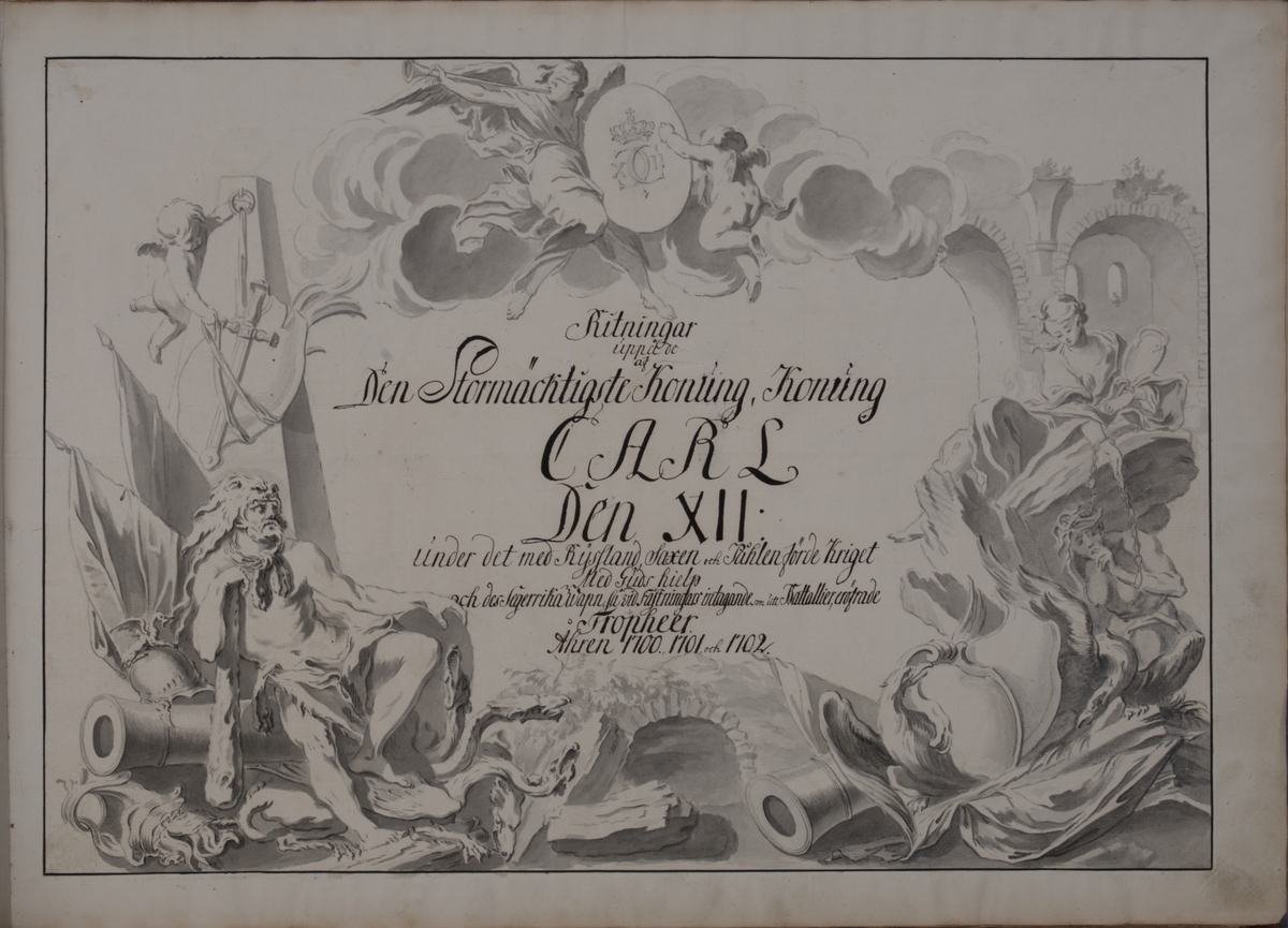 Kjell Hedberg, Inledning och register till bokverk med avbildningar föreställande eldrör tagna som troféer av den svenska armén åren 1700-1702, utförda av syskonen Anna Maria och Philip Jakob Thelott.