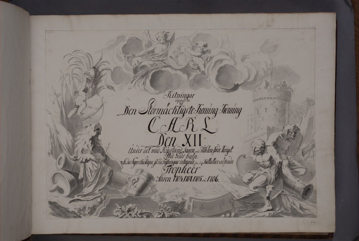 Kjell Hedberg, Introduction and Registry to Bookworks with Images Performing Fire Pipes Taken as Trophies by the Swedish Army in 1703-1706, conducted by the Siblings Anna Maria and Philip Jakob Thelott.