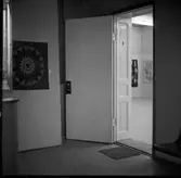 Trollhättan. Gamla varmbadhuset. Utställningen: Lapptäcke. 7-21/12 1969