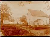 Götene kyrka med klockstapeln.Nr: 160.