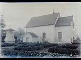 Götene kyrka med klockstapeln.Nr: 161.