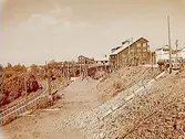 Dalkarsbergs gruva, gruvbyggnader och järnvägsspår.
Dalkarsbergs Handels AB.
Beställningsnr: VR-639.