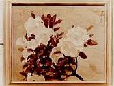 Oljemålning. Motiv: Blommande gren, av konstnären Ture Ander.
Grosshandlare Albin Rapp