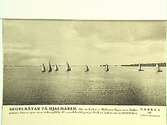 Segelbåtar på Hjälmaren. Mer än hälften av Hjälmaren ligger inom Närkes gränser. Genom sjöns sänkning 1878-1887 vanns åt landskapets jordbruk en areal av mer än 14000 hektar