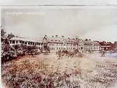 Garphytte Sanatorium, två och en halvvånings sjukhusbyggnader.