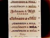 Johnson & Hill.
Texter.