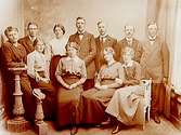 Grupp, 5 kvinnor och 5 män.Valdemar Wahlkvist