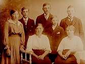 Familjegrupp, 7 personer.Alf. Jonsson