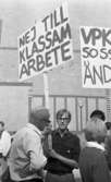 VPK- Möte Södertorget 9 september 1968
Kommunistiska förbundet marxist-lenisterna motdemonstration.