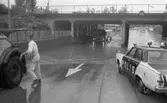 Översvämning vid Rudbecksgatan 20 juli 1968
