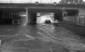 Översvämning vid Rudbecksg. 20 juli 1968