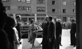 Kungen på Medborgarhuset 5 juni 1965