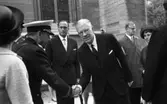 Kungen vid Nikolaikyrkan 5 juni 1965