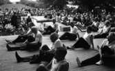 Pensionärsgymnastik, 18 juni 1965