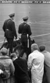 Sverige - Västtyskland 27 september 1965

Fans, poliser med hundar i samband med fotbollslandskamp