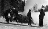 Pimpelfiske i Kilsbergen 11 januari 1965
