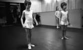 Balettskola bildsida 20 januari 1966

Flickor i balettklass under övningsmoment