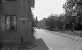 Askersund, Segelflyg. Norströmsgatan.
12 juli 1967