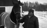 Bengt Nilsson och hästen Hormonius, 18 februari 1967