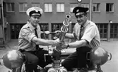 Norska brandmän på besök, 9 september 1966

Harry Grönli och Einar Carlsen vid Örebro brandstation.