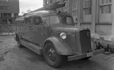 Ny och gammal brandbil 9 november 1966