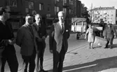 Bråk på Storgatan. 5 oktober 1967.
Rubrik till artikeln: 
