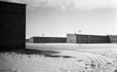 Anstalten Kumla 12 februari 1965.

Fängelsebyggnader.