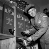 BP:s nya bensinmack.
4 januari 1955.