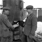 Fackföreningsledare, bildsidan.
25 februari 1955