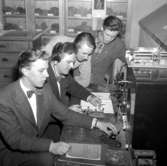 Radioamatörer vid Teknis.
11 maj 1955