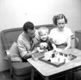 Blind polack trivs i Sverige.
14 maj 1955