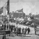 Invigning av mässan och bilder från expo.
27 maj 1955