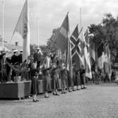 NGU-kongressen invigdes på Stortorget.
3 juli 1955.