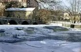 Kanslibron och Svartån vintern 1956