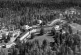 Flygfoto över Hålahults Sanatorium.
Bilden tagen för vykort.