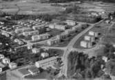 Flygfoto över Askersund.
Bilden tagen för vykort.