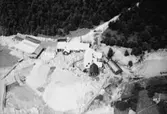 Flygfoto över Berga mekaniska sten- och bildhuggeri.