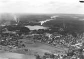 Flygfoto över Degerfors.
Bilden tagen för brevkort.
Förlag: Degerfors Bokhandel.