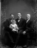 Fyra personer, fyra generationer.
Gustaf Ferdinand Hallberg, född 1860-03-13 vid Hallaberg i Regna.
Arthur Hallberg, född 1885-08-07 i Ohio, USA.
Aron Hallberg, född 1829-09-29 vid Högsjö bruk i Västra Vingåker.
Helge Hallberg, född 1911-12-10 i Svennevadsby i Svennevad.