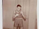Boxning, Idrottshuset 1947.
 Bernt Palmqvist, BK Kelly.