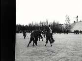 Situationsbilder från bandy mellan Grängesberg-ÖSK.