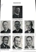 Curlingklubbens presidenter. 
Paulus Källander, Hugo Wilson, Fredrik Anell, Börje Holmgren och Håkan Bergå.