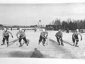 Bandy i Grängesberg.
 ÖSK kedja mot Grängesberg.