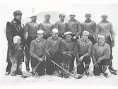 Lagl. H.Jensen, O.Sääw, G.Gustavsson, J.Sjöö, H.Wolfbrandt, V.Persson, J.Wasberg. Mascot är H.Jensens son.
Sitt:A.Gewert, F.Törnblom, K.J. Ekberg, K.Flink, R.Nilsson.