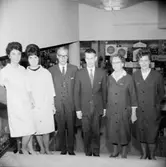 Konsum Domus, affärsinteriör, sex expediter.