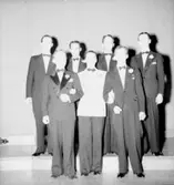 Frank Linds orkester, sju män.