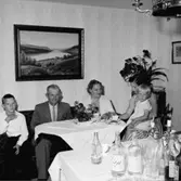 Petterssons 50 årsdag, födelsedagsfirande på Thyra Anderssons pensionat.