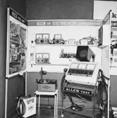 Aktiebolaget AGEBE, utställning på Stora Hotellet, interiör, utställningsmonter.