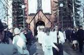 Längbro kyrka, Susanna Borgs konfirmation 5 maj 1963.